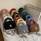 Handwoven Crochet Box Bag