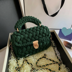 Handwoven Crochet Box Bag