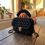 Handwoven Crochet Box Bag