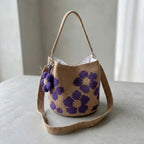Handmade Crochet Flower Bag