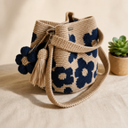 Handmade Crochet Flower Bag