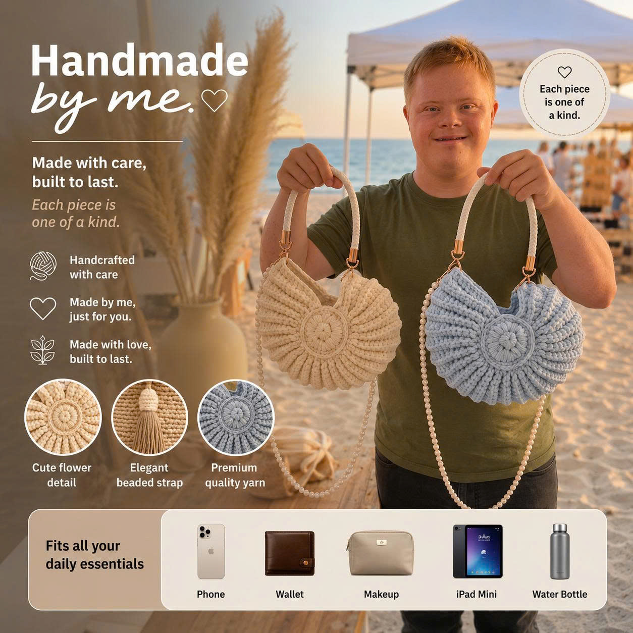 Concha Bag Handmade